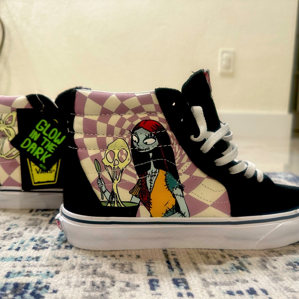 New Vans x Nightmare Before Christmas Sally's Potion Disney Sk8Hi Men Size 9.5